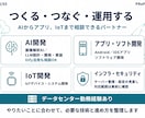 丸投げOK！アプリ・AI開発に伴走します 月額1万円で、開発から運用・セキュリティまで支援 イメージ2