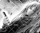 ストーリーを感じさせるモノクロイラスト描きます 短期で納品可能　ほんのりダークからポップまで幅広く イメージ1