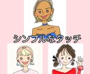 とってもシンプル！デフォルメ似顔絵描きます ちょっとおしゃれで可愛いシンプルイラスト作成します。 イメージ2