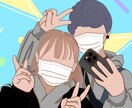 思い出の写真をイラスト化させます 家族や友人や恋人へのプレゼントにいかがですか？ イメージ1