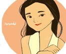 自分のことが好きになる？オシャレなアイコン書きます 副業禁止で顔出しNGな方にも！ゆるっと似せた似顔絵です。 イメージ2