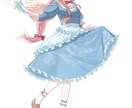 １枚絵のイラストを制作します 可愛くキラキラしたキャラクター描きます！ イメージ4