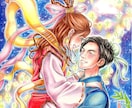 手書き☆記念やお祝い、プレゼント等の似顔絵描きます 似顔絵を記念、お祝い、ウェディング、プレゼントにいかがですか イメージ1