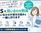 問い合わせを減らすための原因分析をします 問い合わせの多い原因を整理しFAQ・案内文を改善 イメージ1