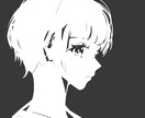 モノクロイラスト描きます オリジナル/イラスト/モノクロ/デザイン イメージ1