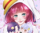 華やかで可愛い！SNS映えするアイコンを作成します 10月までの特別価格！あなただけの特別なアイコンを♡ イメージ1