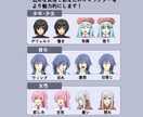 高品質キャラ立ち絵を制作します 個人様向け｜ゲームや配信に映える立ち絵 イメージ6