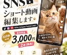 60秒1500円！SNSショート動画編集します TikTok・Instagram・Youtubeに対応！ イメージ1