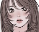 可愛くて目にとまるイラスト描きます 雰囲気のある女の子を描きます！ イメージ6