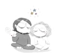 ダーク可愛く似顔絵描きます 少しダークだけどかわいい似顔絵！アイコンや待ち受けにも！ イメージ2