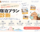 ホテル・宿泊施設の宿泊プランを診断します その宿泊プラン、ちゃんと「選ぶ理由」になっていますか？ イメージ1