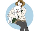 元芸大生が描く！思い出の写真をイラストにします お写真を元に作成。挿絵にもご利用いただけます。スピード納品！ イメージ2