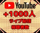 YouTubeライブ配信視聴者1000人増やします 初配信でも安心！自然な盛り上がりで視聴者を呼び込む増加 イメージ5
