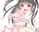 お急ぎ対応あり！アイコンや一枚絵描きます 可愛い女の子に全身全霊で命を吹き込みますよ！！ イメージ1