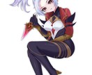 心を込めてかわいいイラストお描きします アイコン、全身、配信用などなんでもお任せ下さい！ イメージ6