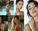 SNS・広告でバズる AI美女画像/動画生成します 海外最先端AI技術で圧倒的な美しさを提供！ イメージ3