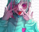 彩度高め・病みかわいい個性派SNSアイコン描きます 相談のみ可能！お気軽にDMにてご相談ください イメージ7