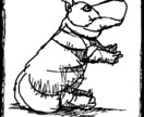 カバ好きのあなたに、楽しいカバのイラストを描きます カバしか描けなくてごめんなさい。 イメージ6