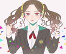 SNS用アンニュイでお洒落なアイコン作成します SNSやビジネス用に他と被らないイラスト イメージ3