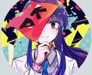 SNSアイコン、ヘッダーイラストお描きします ポップなものから病みかわまで！あなたの好きにお応えします！ イメージ3