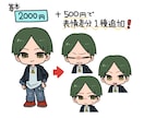 小物追加無料！ミニキャラ/SDキャラを制作します 小物や複雑な装飾、ポーズの指定など追加料金無しで制作！ イメージ2