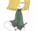 ゆるっとした顔のアイコンを描きます ゆるーい顔の子 描きます 雰囲気おしゃれ イメージ2