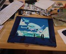 空間に合った絵を絵の具で描きます 原宿で展示を行う私が観賞用/ウェルカムボード/似顔絵描きます イメージ2
