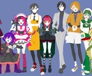 かわいい立ち絵描きます 【10月限定価格】個性的な絵柄の立ち絵が欲しい方におすすめ イメージ2