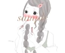 ほんわか私流イラスト描きます ふわふわガールズイラスト得意です イメージ3