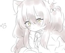 鉛筆風のやわらかいキャライラストを描きます 自分なりに精一杯頑張らせて頂きます……！ イメージ7