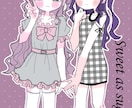 可愛い女の子のイラスト描きます 量産・サブカル系の女の子が得意です！ イメージ4