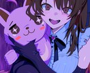 SNSアイコン用かわいいアニメイラスト描きます かわいいアニメ風イラストを丁寧に制作します イメージ6