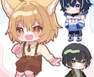 商用利用可◎かわいいミニキャライラスト描きます 色々な場面で使いやすい♪かわいいSDキャラお任せください イメージ4