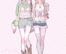 オシャレでPOPなイラストお描きます 絶対後悔したくないしさせないので全力を尽くします☆ イメージ3