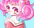 デフォルメ調のかわいいイラストお描きします アイコン、立ち絵、動画用など！様々な用途にお答えします！ イメージ1