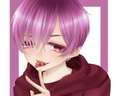 アイコン、イラスト、立ち絵等描きます 女の子や、中性的、クールっぽい子を得意としております イメージ6