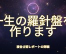 複合占術で一生の羅針盤を作ります 多数の鑑定経験を活かし立体分析します イメージ1