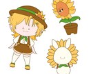 名前から作るオリジナルゆるかわキャラ制作します アイコンや配信に！あなただけのゆるかわキャラ イメージ7