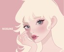 商用OK❣️クールで大人可愛いイラスト描きます 活動者様歓迎✨サムネ・アイコン・グッズ用イラスト・似顔絵など イメージ6