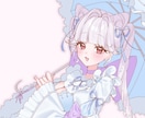 きゅんとする女の子描きます 個人様のアイコンから活動者様の立ち絵など幅広い分野対応可能〇 イメージ1