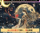秘占　彼の本心を占う月の神託で行います 水と月の霊力で導く、愛の真実で占います イメージ1
