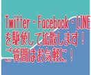 SNSであなたが拡散したいことを拡散します Twitter、facebook、LINE全てを駆使し拡散！ イメージ2