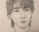 ご希望の人物かペットの似顔絵を鉛筆画で描きます リアルな似顔絵　プレゼントにも♪ 人物画　ぺット画　白黒 イメージ2