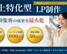 売上アップに強い！広告×制作のプロがLP制作します ★相談だけでもOK！★ 集客特化型のランディングページ イメージ1