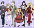 少女漫画風タッチのイラストをお描きします 【短納期可能！】イラスト全般おまかせください イメージ5