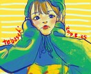 韓国風女の子描きます 色彩豊かでお洒落なイラストを描きます！ イメージ1