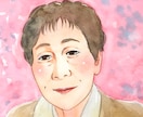 色紙サイズ☆優しい水彩画の似顔絵お描きします 世界でただ一枚のオリジナル。大切な方への贈り物にも イメージ2