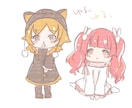 最短3日！ゆるくてめちゃ可愛いミニキャラ描きます ゆるふわ系に比較的お安く、納品スピーディをモットーです！ イメージ6