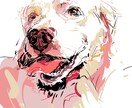 愛犬さんのイラスト お写真を元にかきます 満枠の場合はこちらに。カード、はがき、グッズなどにも イメージ6