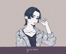お洒落で少しレトロなイラスト描きます プロフィール画像、名刺、その他ご自由にお使い下さい！ イメージ9